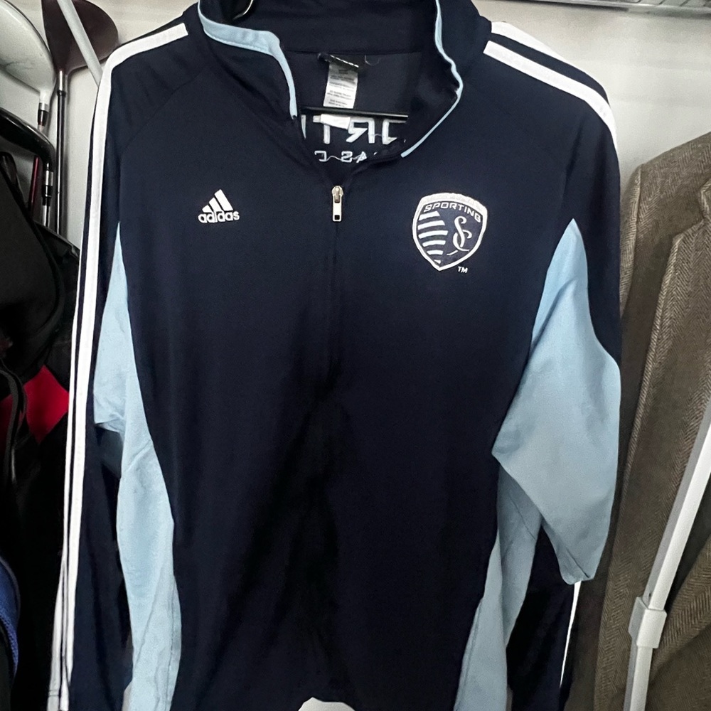 Women’s Adidas Sporting Kansas City SKC Track Jacket Size XL